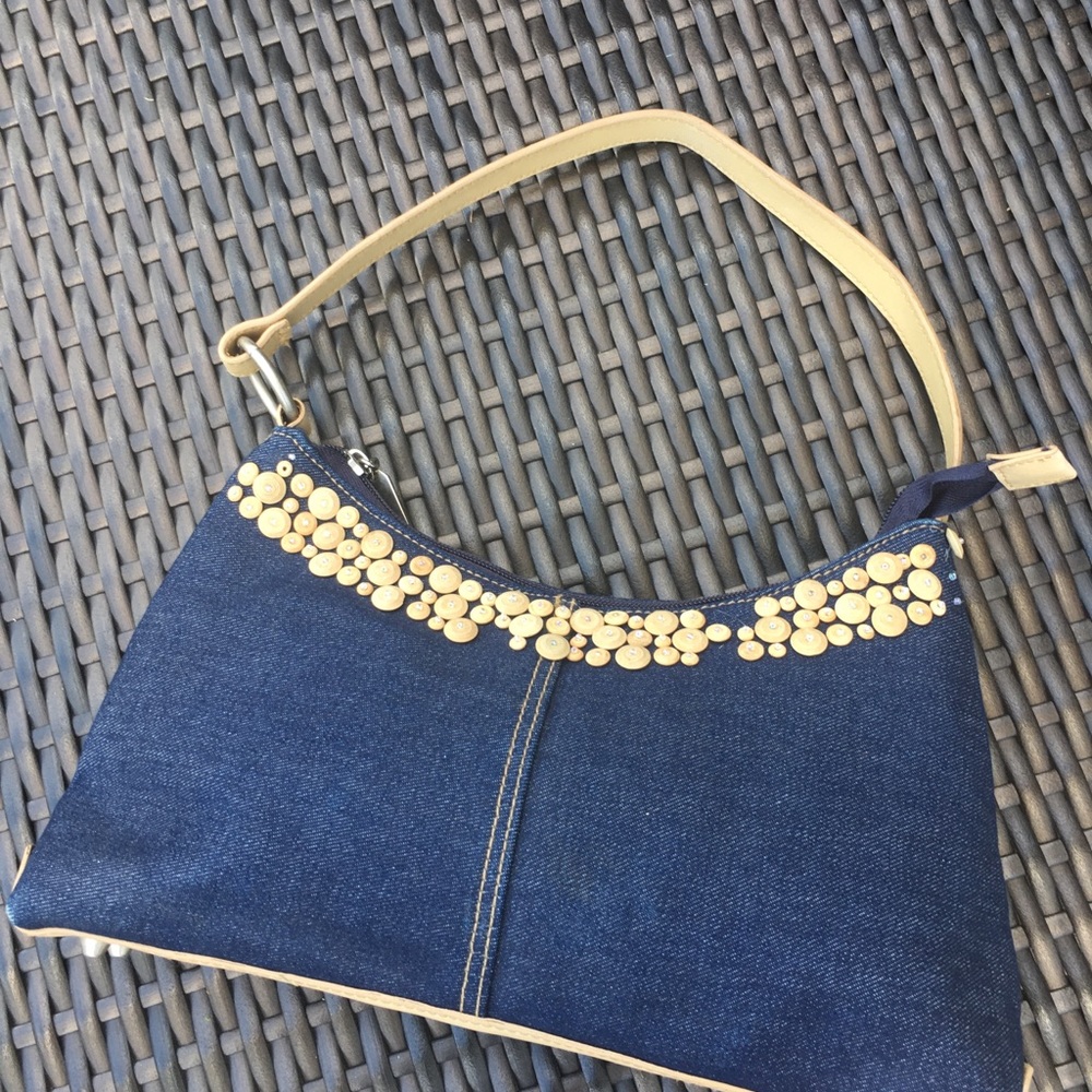 PRICE 💥DROP Embellished Denim Purse